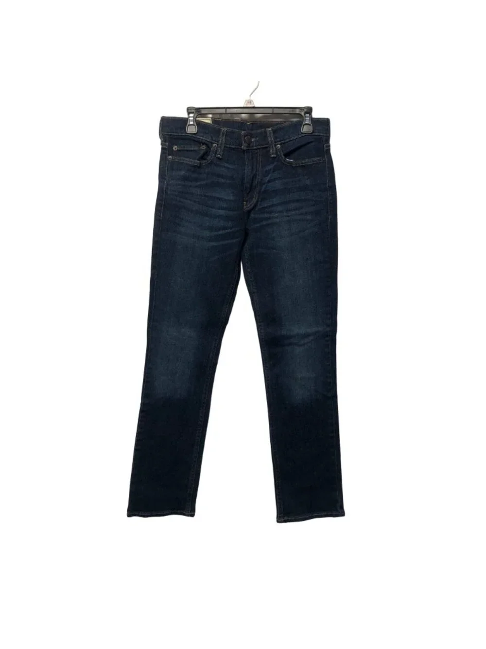 Hollister Mens Jeans Size 30x32 Slim Straight Authentic Denim Dark Wash